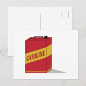 Benzine kan briefkaart (Voorkant / Achterkant)