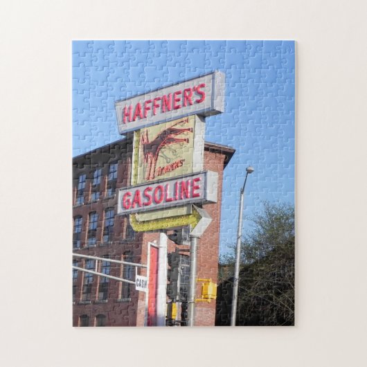 BENZINE POMP RAADSEL LEGPUZZEL (Verticaal)