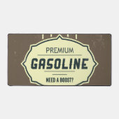 Benzine Retro Label Bureaumat (Voorkant)