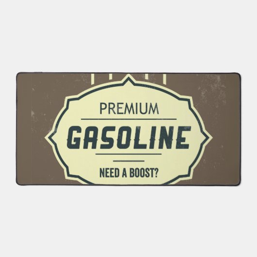 Benzine Retro Label Bureaumat (Voorkant)