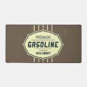 Benzine Retro Label Bureaumat (Voorkant)