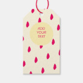 Benzinegrootte Label Cadeaulabel (Voorkant)