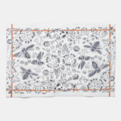 Benzinemeel  bijenkoraal theedoek (Horizontaal)