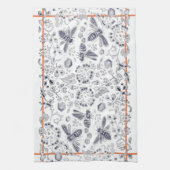 Benzinemeel  bijenkoraal theedoek (Verticaal)