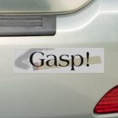 Benzineming! Bumpersticker (Op auto)