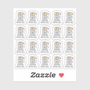 Benzinepomp Benzine Bill Tracker Herinnering Plann Sticker