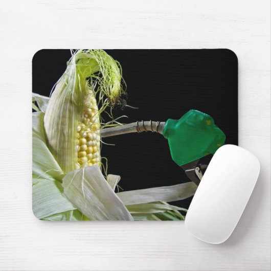 Benzinepomp met maïs muismat (Met muis)