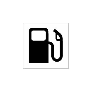 "Benzinepomp" Rubberen stempel