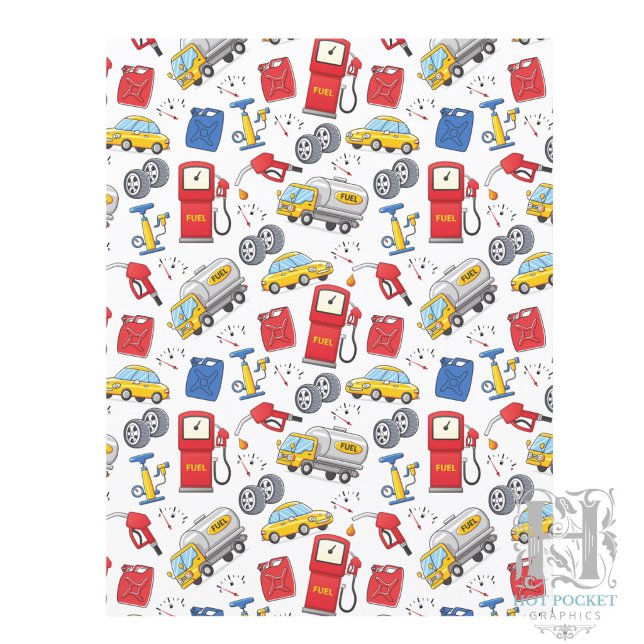 Benzinepomp Scrapbook Papier (Creator heeft geüpload)