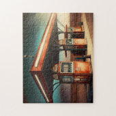 benzinestation 4 Easy Brain Art Puzzels Foto (Verticaal)