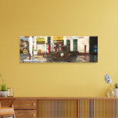 Benzinestation - Indian Trails-benzinestation 1940 Canvas Afdruk (Insitu (Woonkamer))