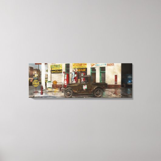 Benzinestation - Indian Trails-benzinestation 1940 Canvas Afdruk (Voorkant)