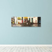 Benzinestation - Indian Trails-benzinestation 1940 Canvas Afdruk (Insitu (Houten vloer))