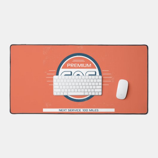 Benzinestation retrolabel bureaumat (Keyboard & Muis)