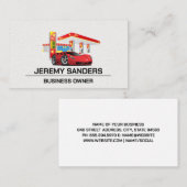 benzinestation | Sportauto | Autodiensten Visitekaartje (Voorkant / Achterkant)