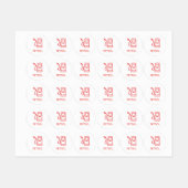 BenzinPlanner / Organisatorische sticker / Etikett (Vel)