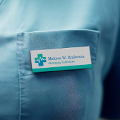 beoefenaar van een medische kliniek naambadge