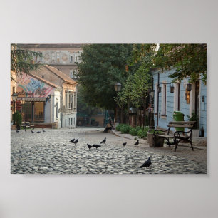 Beograd Skadarlija Srbija Poster