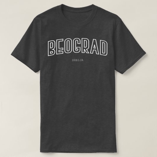 Beograd Srbija SRB T-shirt (Design voorkant)