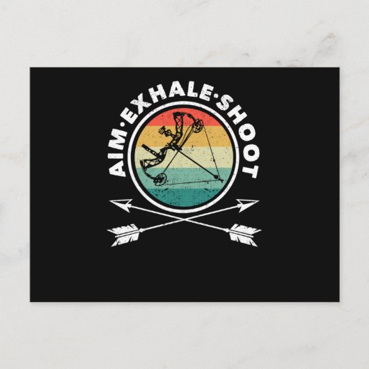 Beoogd wordt de schotting van de Funny Archery Briefkaart (Voorkant)