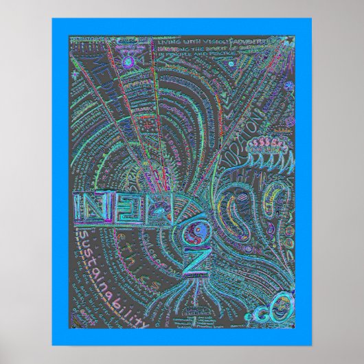 Beoogd wordt het Poster van de kaart II van de Sus (Voorkant)