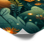 Beoogde bibliotheek Boekhandel Wall Art Poster (Hoek)