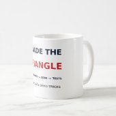 Beoordeel de Triangle Mug — Vereisten, Code, Tests Koffiemok (Voorkant rechts)