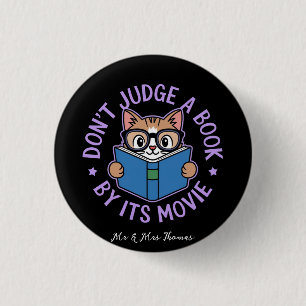 Beoordeel een boek niet op zijn film, het boek is ronde button 3,2 cm