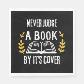 Beoordeel een boek nooit op zijn Hoesje Servet (Voorkant)
