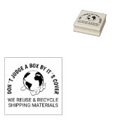 Beoordeel een doos niet op zijn cover, Hergebruik Rubberstempel (Gestempeld)