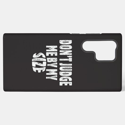 Beoordeel me niet op mijn maat samsung galaxy hoesje (Achterkant horizontaal)