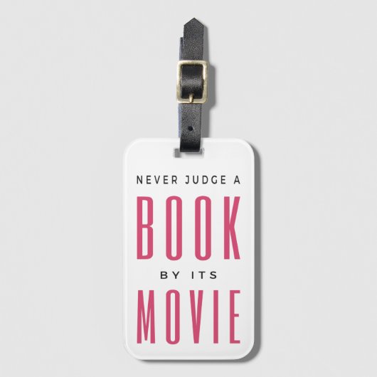 Beoordeel nooit een boek door de film I Bagagelabel (Voorkant (verticaal))