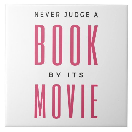 Beoordeel nooit een boek door de film I Tegeltje (Voorkant)