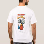 Beoordeel uw ervaring Funny Vulture Klant T-shirt (Achterkant)