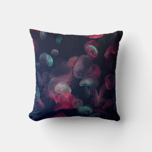 BEOORDEELDE KLEUR JELLYFISH PAINTING KUSSEN