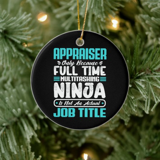 Beoordelaar Grappig Baan Beroepsberoep Carrière Keramisch Ornament (Boom)