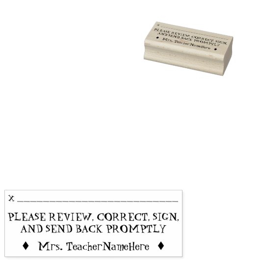 Beoordelen en verzoek ondertekenen + naam docent rubberstempel (Gestempeld)