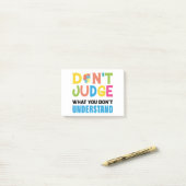 beoordelen wat je niet begrijpt post-it® notes (Op bureau)