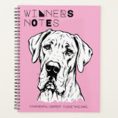Beoordeling Cadeau Notitieboek Great Dane Hondensh (Voorkant)