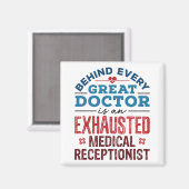 Beoordeling door medisch receptionist magneet (Voorkant / Achterkant)