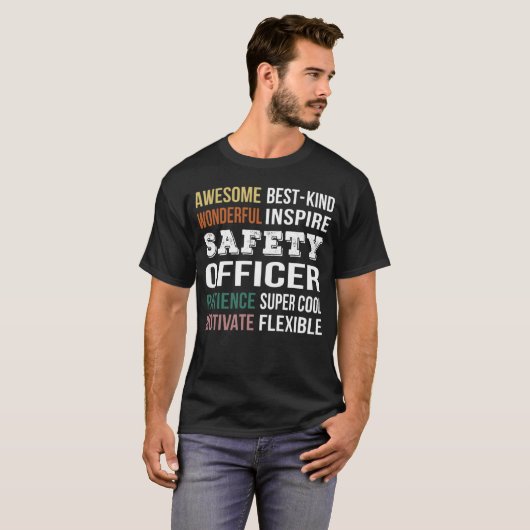 Beoordeling door veiligheidsbeambte t-shirt (Voorkant volledig)