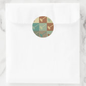 Beoordeling Pop Art Ronde Sticker (Tas)