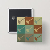 Beoordeling Pop Art Vierkante Button 5,1 Cm (Voorkant /achterkant)