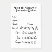 Beoordeling Quick Note Library (Voorkant)