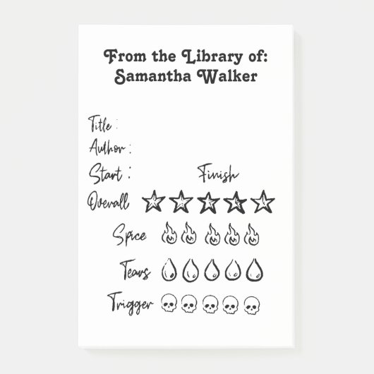 Beoordeling Quick Note Library (Voorkant)