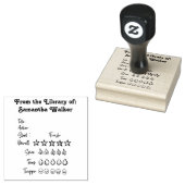 Beoordeling Quick Note Library Rubberstempel (Gestempeld)