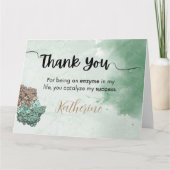 Beoordeling van biologiementors bedankkaart (Voorkant)