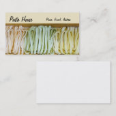 Beoordeling van de Italiaanse pastei, Handmade Ita Visitekaartje (Voorkant / Achterkant)