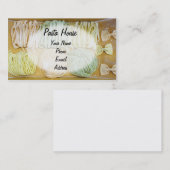 Beoordeling van de Italiaanse pastei, Handmade Ita Visitekaartje (Voorkant / Achterkant)