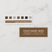 Beoordeling van de PET-GROOMING door de klant (mos Klantenkaartje (Voorkant / Achterkant)